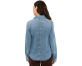 Рубашка Free People Benny Slim Denim женская с кнопками