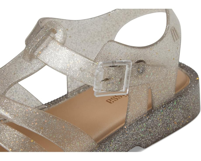 Детские блестящие сандалии Mini Melissa Possession Shiny с блестками
