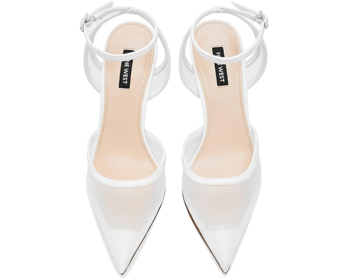 Туфли-лодочки Gullia на шпильке с сетчатым верхом и ремешком Nine West