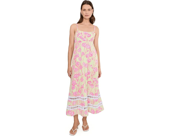 Платье миди Haliey с цветочным принтом от Lilly Pulitzer