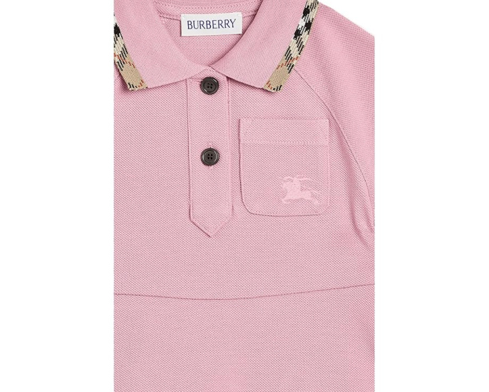 Платье Romola от Burberry Kids для малышей с контрастным принтом