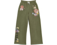 Floral Wide-Leg Fleece Sweatpants (Toddler/Little Kid)