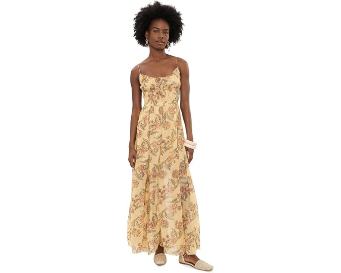 Платье Free People One Ciella Printed с цветочным принтом