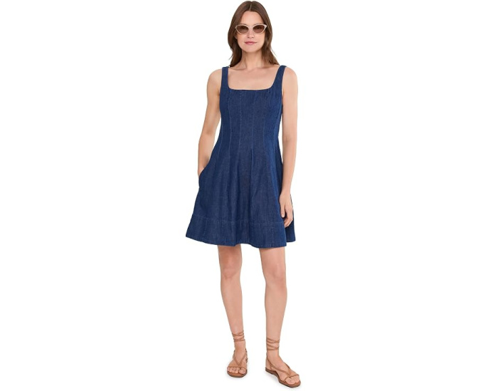 Платье KUT from the Kloth Amelie Fit and Flare с квадратным вырезом