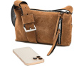 AllSaints сумка через плечо Alba Suede Zip Xbody