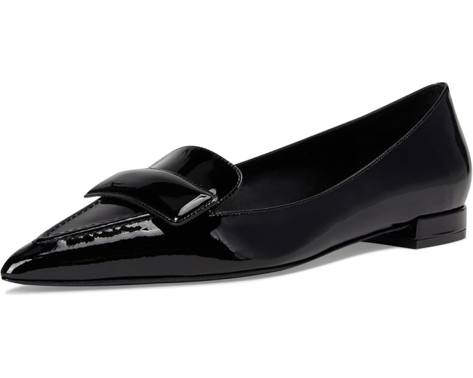 Stuart Weitzman Sovinnie Flat балетки с острым носком и объемным верхом