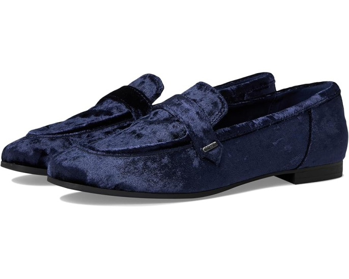 Лоферы TOMS Lynette из кожи с квадратным носком и ремешком