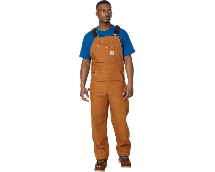 Relaxed Fit Duck Bib Overalls