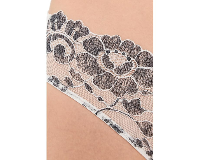 Natori трусы Peony Bikini с цветочным кружевом