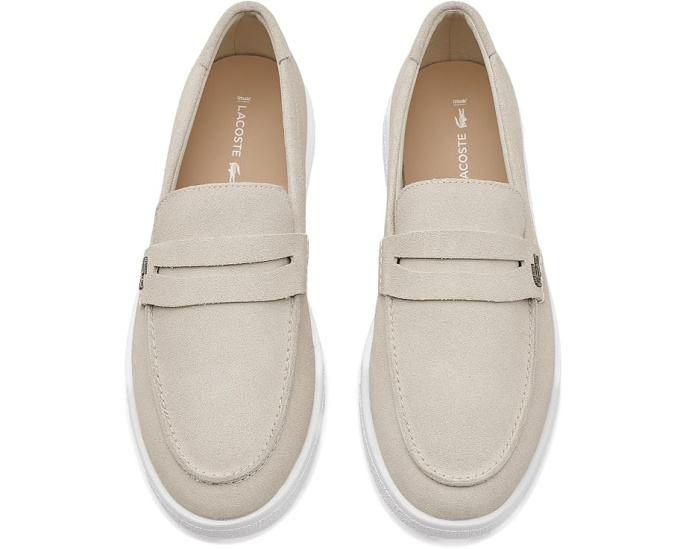 Кроссовки Lacoste Cochet из качественной кожи с круглым носком