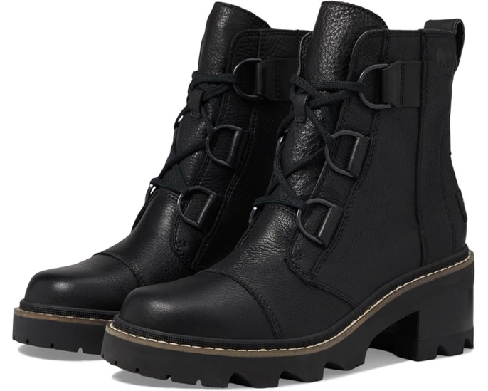 Ботинки SOREL Joan Now Lace с утеплителем 100 г и шнуровкой