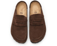 Клоги Birkenstock Naples из замши с пробковой стелькой