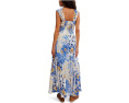 Платье макси Sasha Free People с вырезом лодочкой и сборками