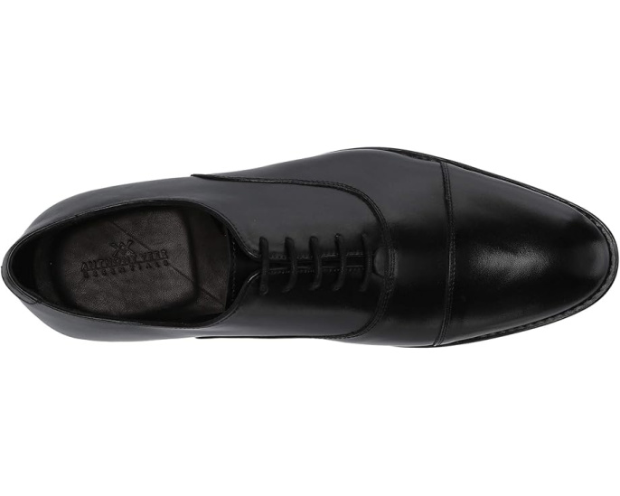 Оксфорды Clinton Cap Toe от Anthony Veer из цельной зернистой кожи