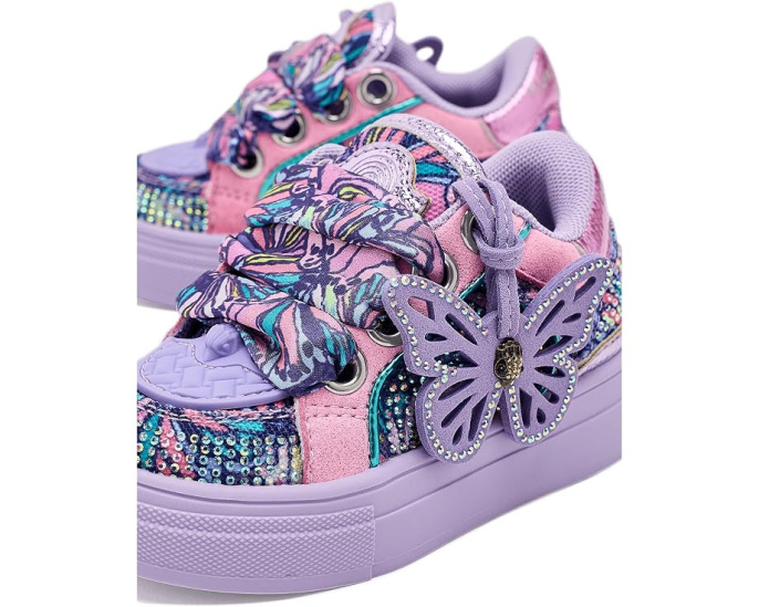 Kurt Geiger London Kids Кроссовки Mini Southbank Tag с цветком для малышей