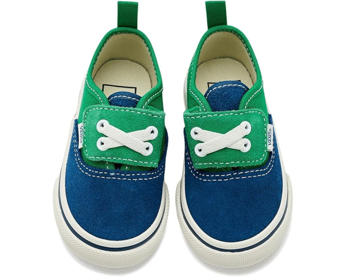 Кроссовки Vans Kids Old Skool V с двумя застежками на липучке и усиленным мыском