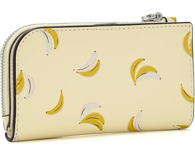 Kate Spade New York кошелек с банановым принтом Devin Banana Small Bifold