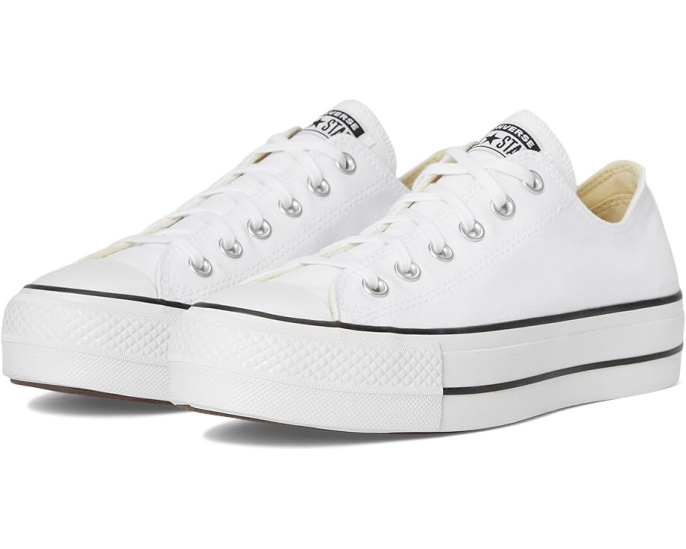 Converse Кожаные кеды Chuck Taylor All Star Low Top Platform на платформе