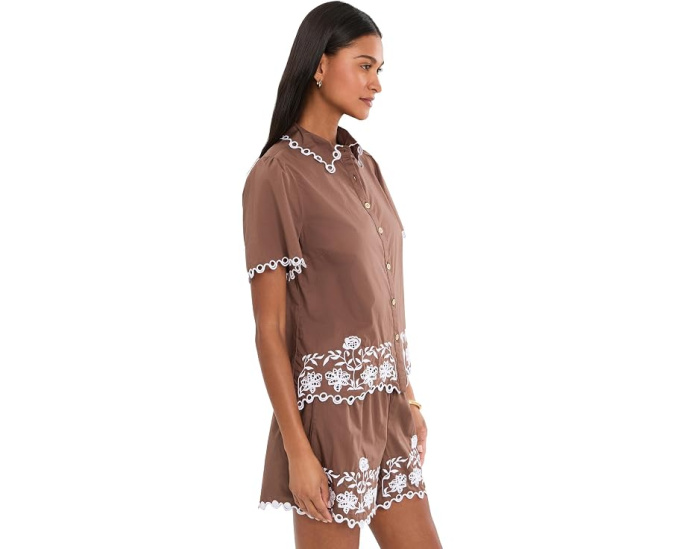 Топ Rikki Short Sleeve от Lilly Pulitzer с коротким рукавом