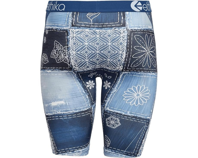 Трусы мужские ethika BMR Sashiko c двумя карманами, синие