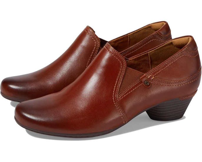 Ботильоны Cobb Hill Laurel V Shootie на каблуке из кожи
