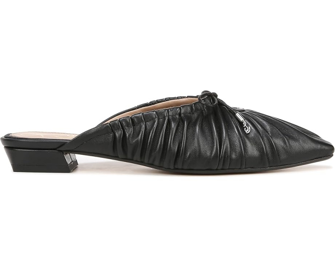 Sam Edelman туфли Julia с острым носком на низком каблуке черные