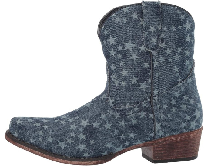 Ковбойские сапоги Roper Merica Denim с дизайном в звездах