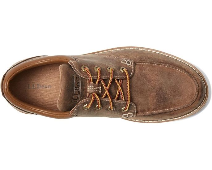 Обувь L.L.Bean Stonington Shoes Moc Toe с водонепроницаемой кожей