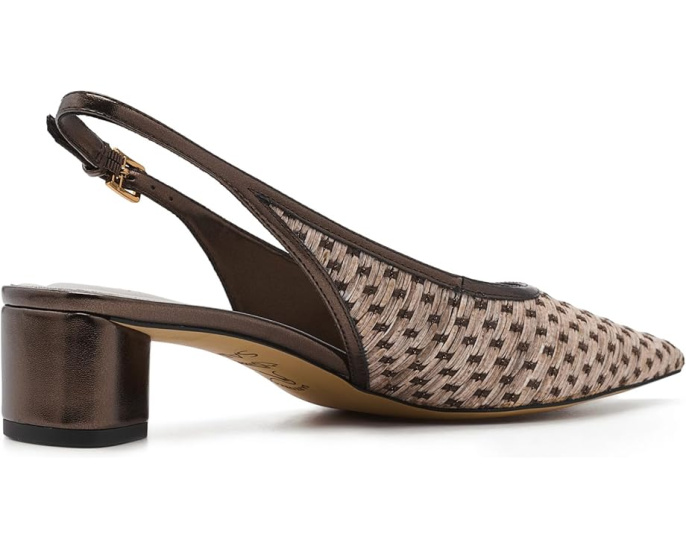 Лодочки A-Amelie 2 Slingback с текстильным верхом и острым носком