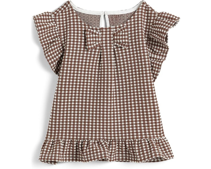Gingham Bow Top (Toddler/Little Kid/Big Kid)