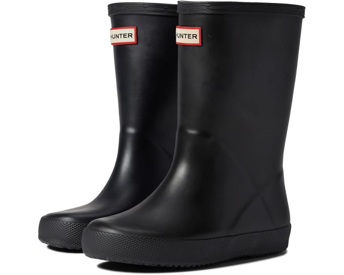 Детские резиновые сапоги Hunter Kids First Classic с плоской подошвой