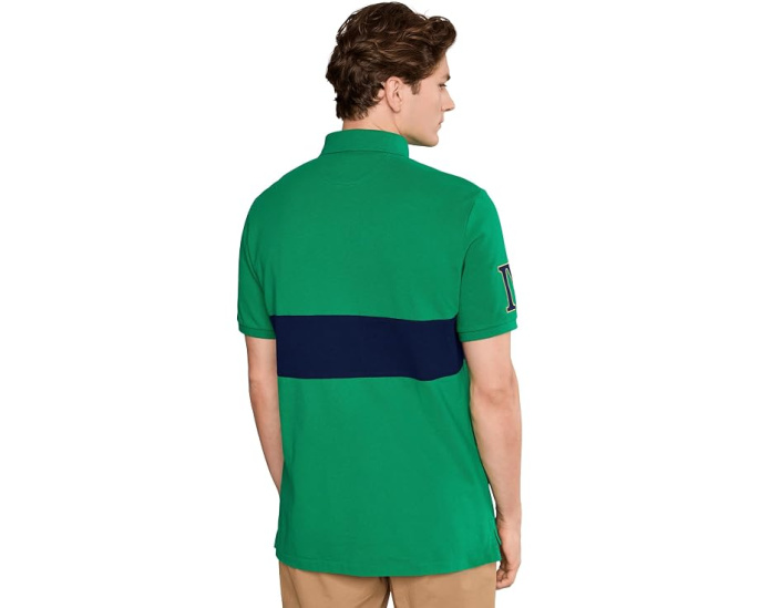 Классическое поло Polo Ralph Lauren с сеткой и вышитым гербом