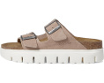 Birkenstock Arizona с массивной платформой на контурной стельке