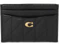Картхолдер COACH с стежкой Pillow из мягкой кожи