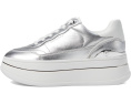 Кроссовки MICHAEL Michael Kors Hayes Lace Up на платформе с металлическим ПВХ верхом