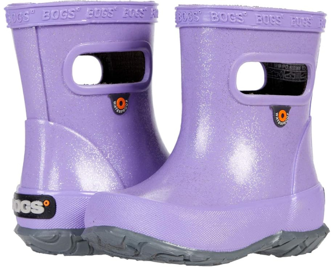 Bogs Skipper Glitter детские дождевые сапоги с блестками
