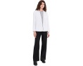 Eileen Fisher Блейзер Cotton Blend Ponte в белом цвете с лацканами