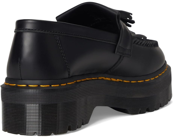 Лоферы Dr. Martens Adrian Quad на платформе из кожи