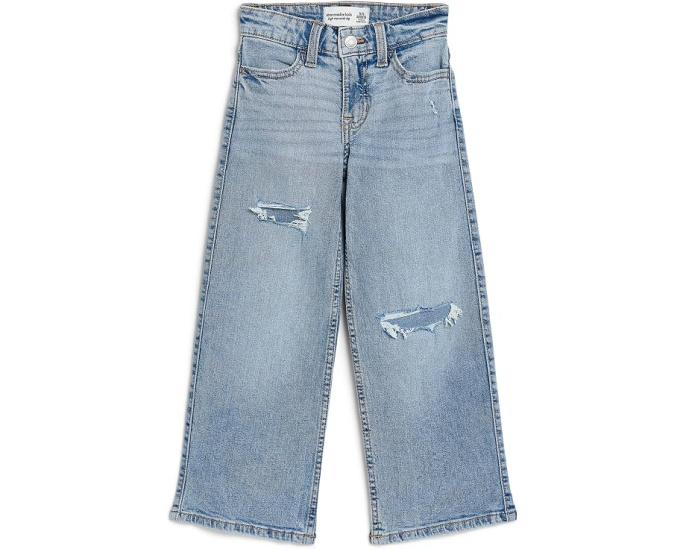 Джинсы abercrombie kids Destroyed High-Rise Wide Leg для подростков