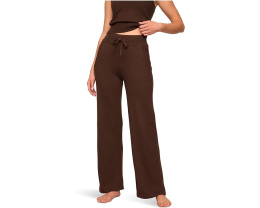 Брюки Eberjey Recycled Sweater Pant из переработанного хлопка с высокой талией