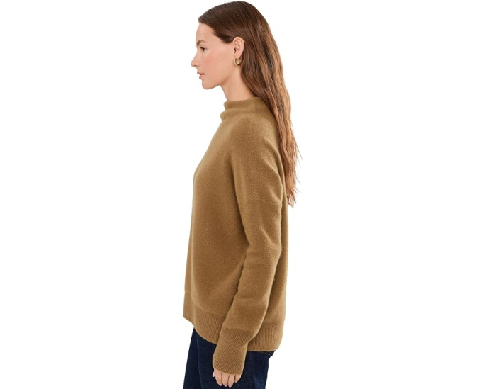 Свитер Boiled Funnel Neck Pullover из кашемира Vince