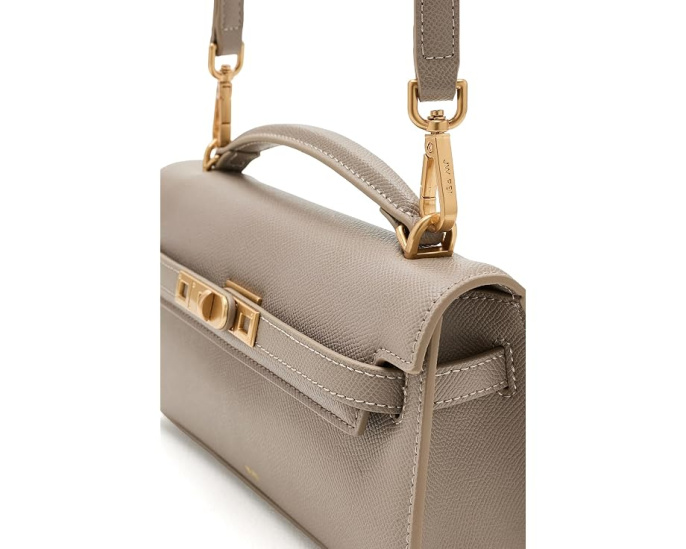 Сумка Noor Top Handle Bag JW PEI с тиснением под крокодила