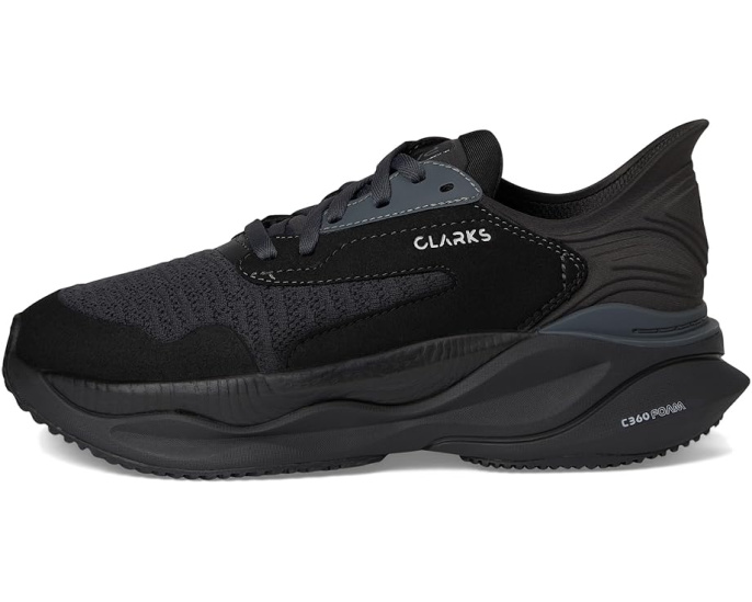 Кроссовки Clarks Pace с технологичной подошвой C360 и тканным верхом