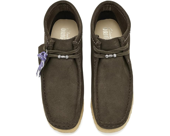 Ботинки Wallabee от Clarks с велосипедным носком