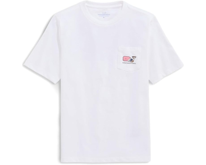 Футболка с принтом и карманом Vineyard Vines для детей