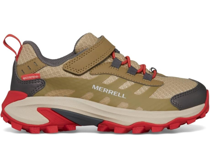 Низкие треккинговые кроссовки Merrell Moab Speed 2 Low A/C Waterproof для детей