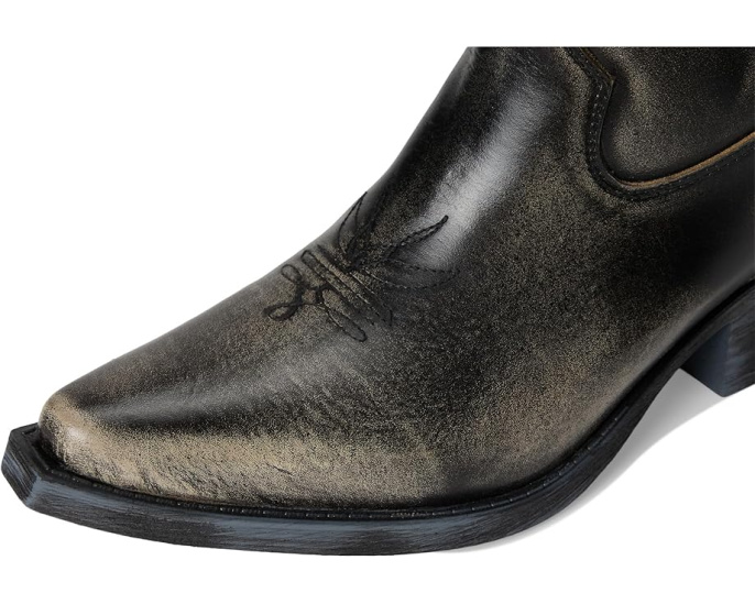 Казаки Corral Boots с вышивкой Q7039 из состаренной кожи
