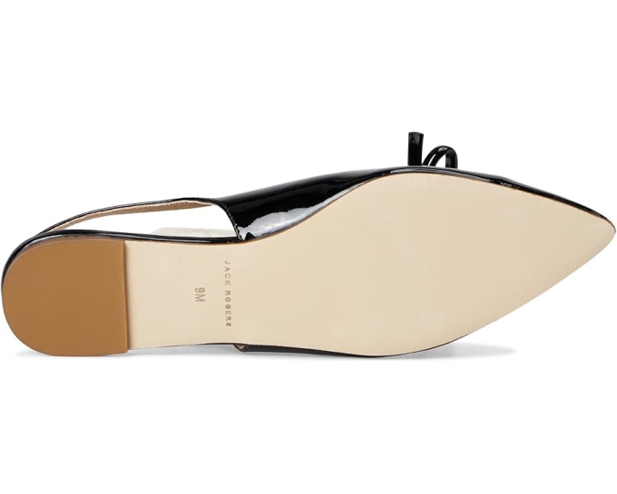 Jack Rogers Босоножки Lennox Flat Sling с металлическим эффектом на ремешке