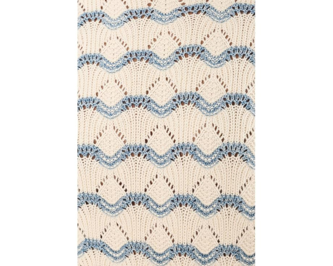 Джемпер Lilla P Short Sleeve Multistitch Pullover Sweater с коротким рукавом