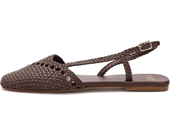 Лодочки Ilona Slingback с квадратным носком и ремешком на пятке